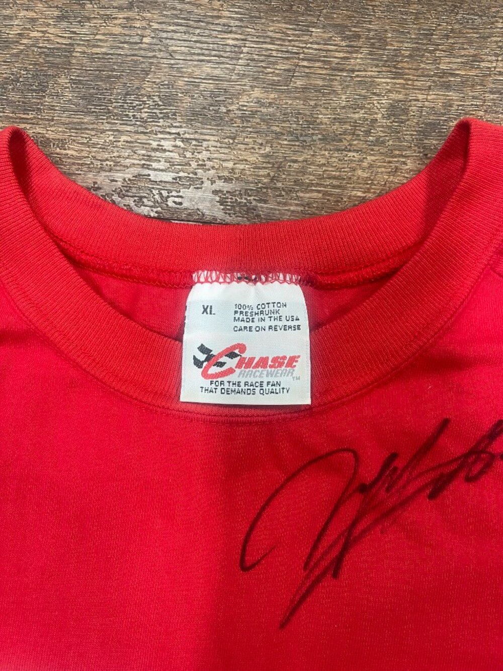 Vintage Jeff Gordon Signed DuPont Rainbow NASCAR Chase Racewear Shirt XL - Picture 2 of 10